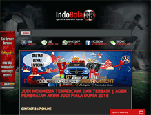 Tablet Screenshot of indobola88.info